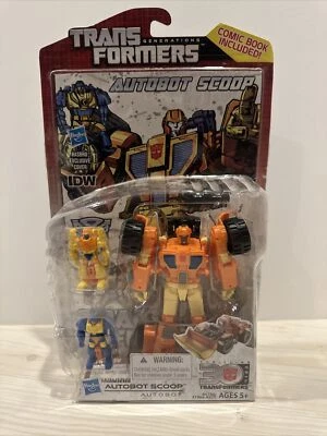 AUTOBOT SCOOP Transformers Generations IDW Deluxe Class 5" inch Figure MINT 2014 - Image 1 of 4