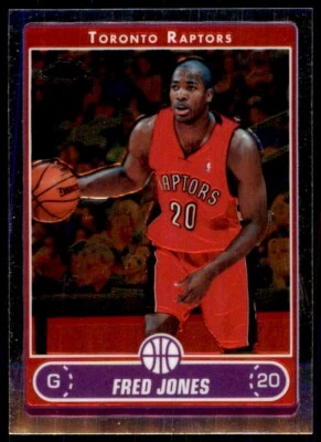 Tarjetas de baloncesto Fred Jones 2006-07 Topps cromadas. #145 Foto 1 de 2