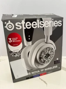 SteelSeries Arctis Nova 7P Headset with Booster Pack - White / Rose Quartz - Picture 1 of 6