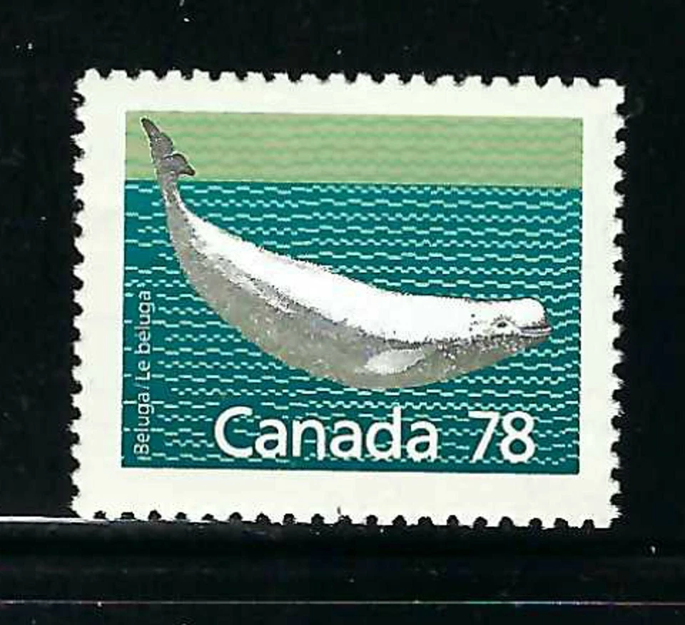 CANADA - SCOTT 1179c - VFNH  - MAMMAL DEFINITIVE - BELUGA WHALE - 1990 — 第 1/1 张图片