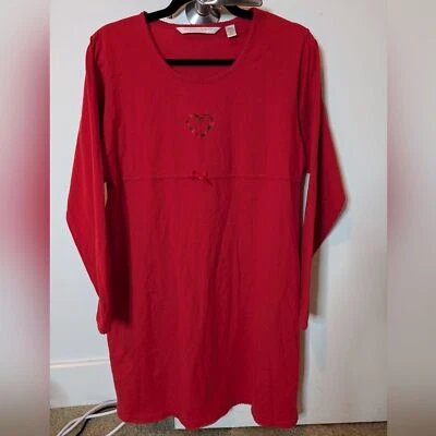 Vintage Victoria's Secret Country Nightgown with Heart Embroidery - Image 1 of 4