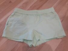 J. Crew Women’s Cotton Chino Shorts Size 6 lime green pull on with front pockets