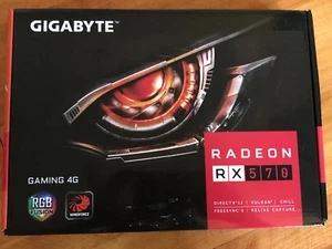 GIGABYTE Radeon RX 570 4GB Gaming 4G GDDR5 Graphics Card (GV-RX570GAMING-4GD Rev - Picture 1 of 7