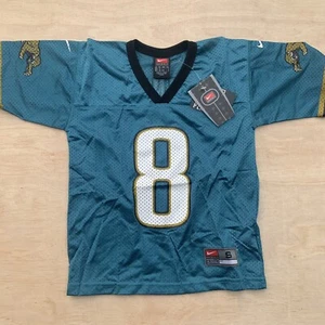 Deadstock VTG #8 Mark Brunell NIKE Jacksonville Jaguars NOS Jersey YOUTH Small - Picture 1 of 7