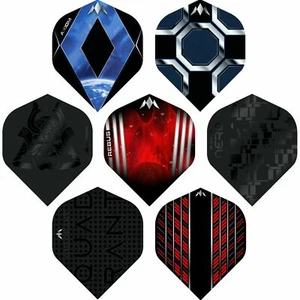 Mission Solo Dart Flights 5 Sets (15) Standard Shape Tough 100 Micron UV - Picture 1 of 9