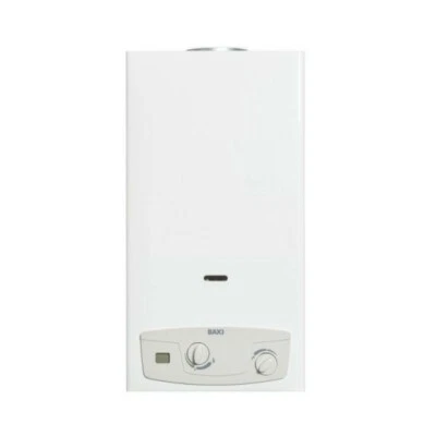 SCALDINO SCALDABAGNO A GAS BAXI ACQUAPROJET+ BLUE 14I LT CAMERA APERTA