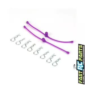 DU-BRO Body Klip Retainers Purple (2) DUB2250 - Picture 1 of 1