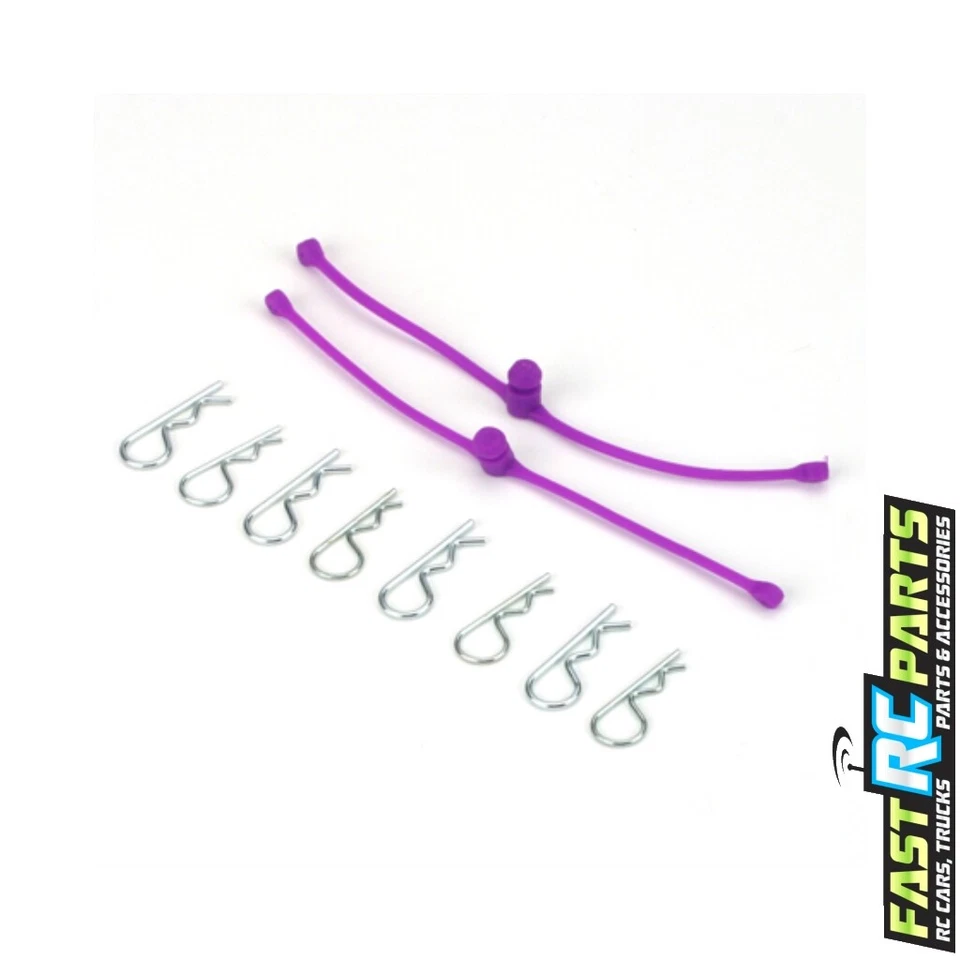 DU-BRO Body Klip Retainers Purple (2) DUB2250 - Image 1 of 1
