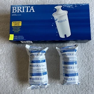 2 Genuine Brita Drinking Water Pitcher Filter Replacement Refills Model 0B03 OEM - Picture 1 of 3