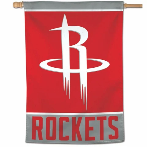 HOUSTON ROCKETS ~ (1) Official NBA 28x40 Outdoor House Flag Banner ~ New! Cover