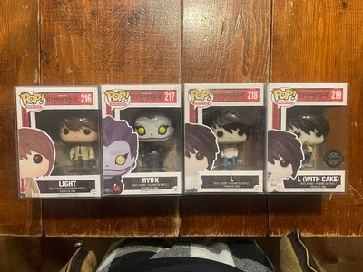 Funko pop Death Note Collezione Completa Completamente Mint In Protector - Immagine 1 di 4