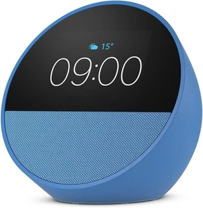 Amazon Echo Spot (2024 Release) Blue, Smart Alarm Clock With Alexa - Brand New - Picture 1 of 7