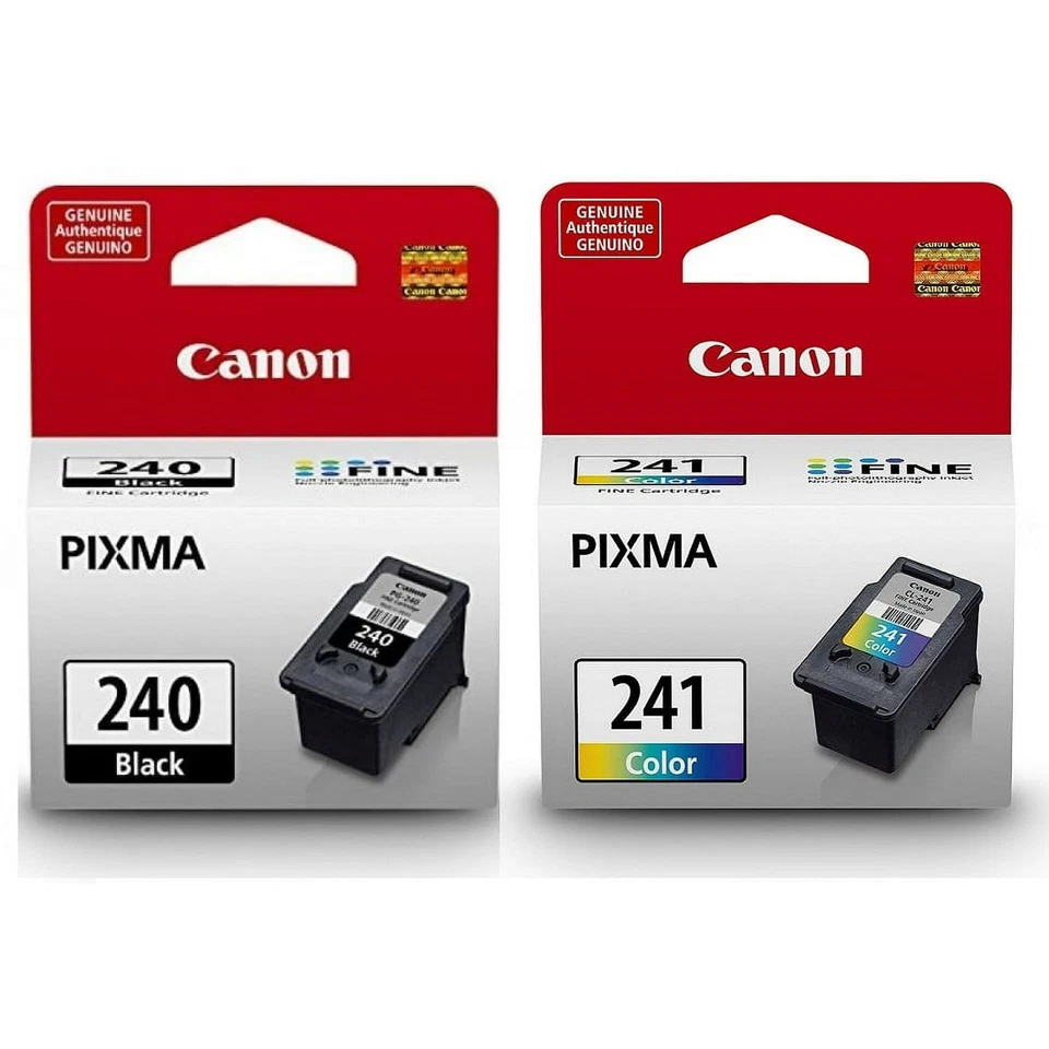 Cartuchos de tinta genuínos Canon PG-240 e CL-2241 originais para Pixma MG3620 | 3520 - Imagem 1 de 1