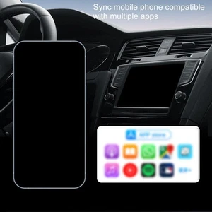 WIRELESS SMART BOX FOR For CarPlay AND For Android AUTO For Streaming SERVICES - Zdjęcie 1 z 12