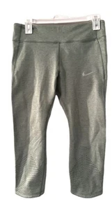 Nike Pants Women’s Size Large Green Activewear Yoga Leggings Athleisure EUC - Picture 1 of 8