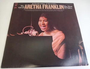The Great Aretha Franklin-The First 12 Sides LP Vinyl - Columbia 31953 - Picture 1 of 8