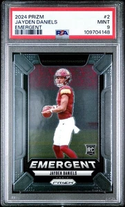 2024 Panini Prizm - Emergent Jayden Daniels #2 (RC) PSA 9 - Bild 1 von 2