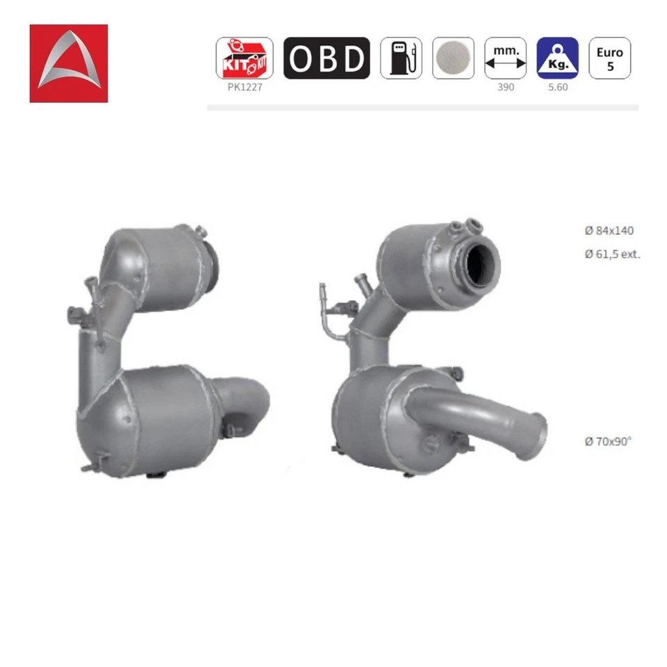 Soot particulate filter diesel particulate filter MINI COOPER Countryman Paceman - 1.6 2.0 - Image 1 of 1