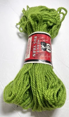 Aunt Lydia RUG Yarn  1 Pk GRASS GREEN . I Combine Shipping, see detaIL - Image 1 of 3