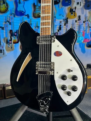 New 2025 Rickenbacker 360/12 12-String 360 Electric, Jetglo / OHSCase 733 - Image 1 of 4