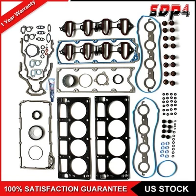 Full Gasket Set For Chevrolet Silverado 1500 Suburban 2500 2004-2009 6.0L - Image 1 of 4
