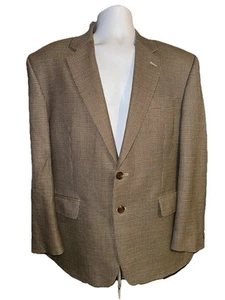 VTG Ralph Lauren Pure Wool Houndstooth Sports Coat Jacket Men's Blazer Sz 42R - Picture 1 of 7