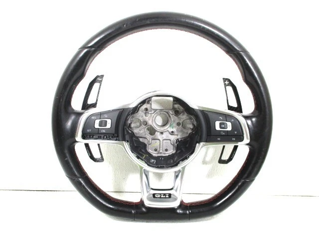 2017 Volkswagen Jetta GLI Sport Leather Steering Wheel w/ Shift Paddles OEM LKQ - Изображение 1 из 4