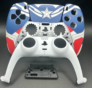 Captain America PS5 Controller Shell Kit | Marvel DualSense Faceplate + Superher - Bild 1 von 5