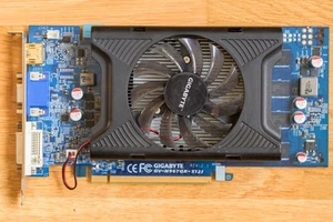 Gigabyte GV-N96TGR-512I | PCIe VGA Card | GeForce 9600GT | 512MB RAM - Working - Picture 1 of 3