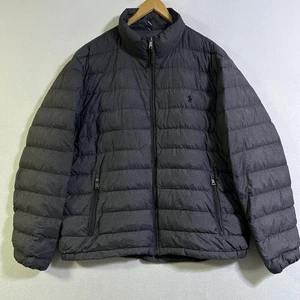 Polo Ralph Lauren Jacket Mens XXL Gray Puffer Down Alternative Outdoor - Picture 1 of 16