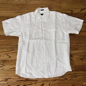 Orvis Charles F. Orvis Signature Collection White 100% Linen Men’s Large - Picture 1 of 11