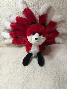 Nine Tails Fox Red 22 Inch Stuffed Animal Plush Toys Toddler Kids Fluffy Dolls - Picture 1 of 4