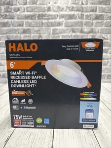 Halo Regresed Canless Smart Wi-Fi LED Recessed Downlight 6" RLWZC612 - Picture 1 of 4
