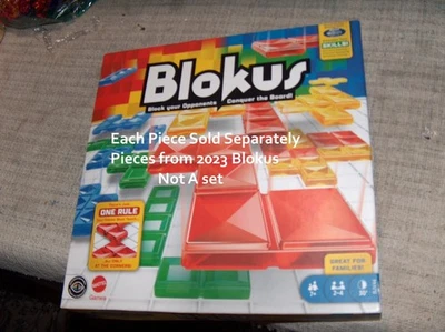 Blokus Game Individual Replacement Pieces  Mattel 2023 White board - Image 1 of 4