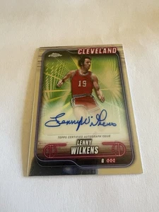 Lenny Wilkens HANDSIGNIERTE HOF DEZ’D 2024-25 TOPPS CHROME EXTREM SELTENE KARTE - Bild 1 von 3