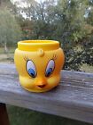 1992 10 Oz Looney Tunes Warner Bros Tweety Bird Plastic Kids Mug Cup