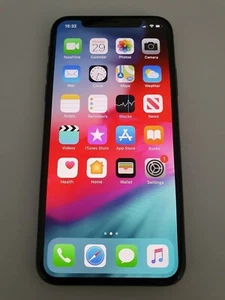 Apple iPhone X (iPhone 10) 256GB GSM Space Grey - Cracked Screen - Original Box - Afbeelding 1 van 5