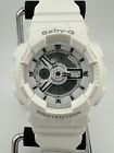 Casio Baby-G Women's White Ana-Digi Quartz Watch BA-110-7A3JF Chrono Timer Alarm
