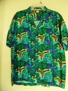 Pineapple Connection Blau Grün Hawaiihemd Herren Größe Small S - Bild 1 von 3