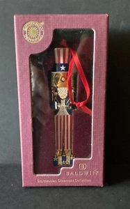 Baldwin Smithsonian Ornament Collection Uncle Sam Brass Patriotic Ornament - Picture 1 of 12