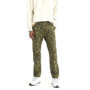 Levis 502 Hybrid Cargo Pant Camouflage Camo Denim Jeans Mens 29 x 32 - Picture 1 of 4
