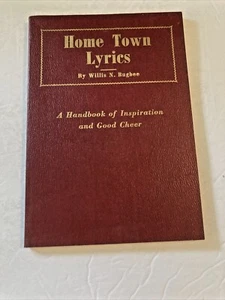 1953 Willis N Bugbee Home Town Lyrics Handbook of Inspiration Good Cheer - Picture 1 of 10