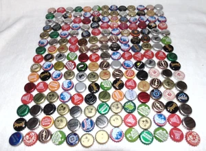 200 Mixed Beer Bottle Caps Assortment of Brands Used But In Good Condition Lot 6 - Picture 1 of 7