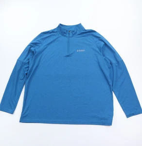 Duluth Alaskan Hardgear Shirt Uomo XL Pullover 1/4 Zip Elasticizzato Top Sportivo Finto - Foto 1 di 9