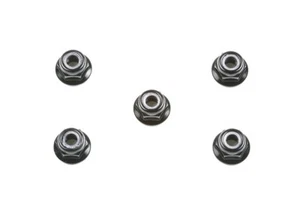 Tamiya Hop Up Options 53162 OP-162 4mm Brida de aluminio anodizado Tuerca de bloqueo negra - Imagen 1 de 1