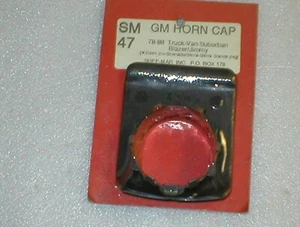 NEW #SM 47 GM Horn Cap 1978-1988 CHEVROLET GMC Truck-Van-Suburban Blazer/Jimmy - Picture 1 of 1
