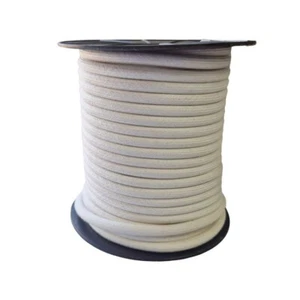 8mm Cotton Cord Strong Heavy Duty White - 20 Metre Roll Spool for Crafts Decor - Picture 1 of 8