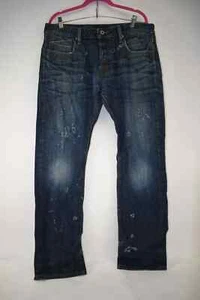 Cult Of Individuality Jeans Mens Blue Distressed Jeans Size 36x34 - Picture 1 of 3