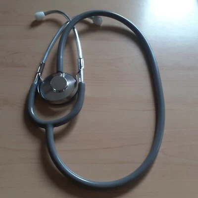 Stethoskop Stetoskop Stethoscope GRAU SILBER Rettungsdienst Schwangerschaft, SP - Bild 1 von 4