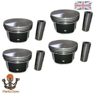 FOR Mazda Ford Volvo 1.8L 4x PISTONS & RINGS SET 5 6 Focus C-Max Mondeo S40 V50 - Picture 1 of 5